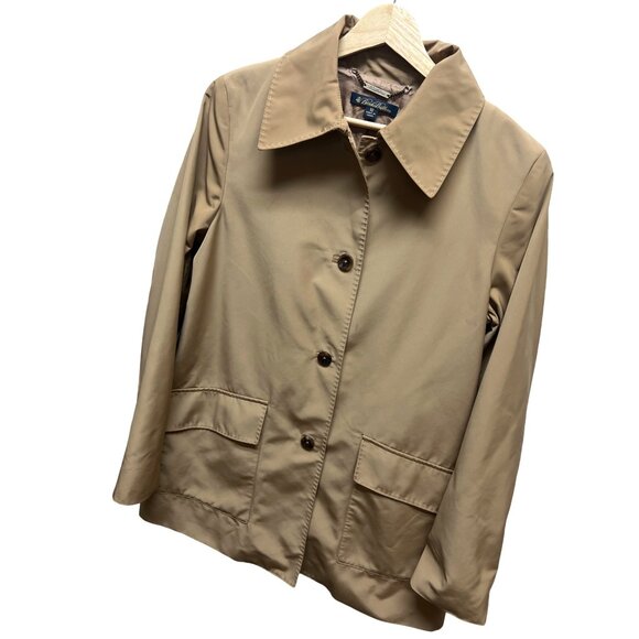 Brooks Brothers Tan Mid Length Trench Coat - Picture 1 of 9